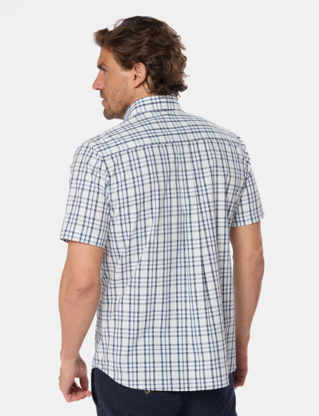 CAMISA SPORT A CUADROS Azul