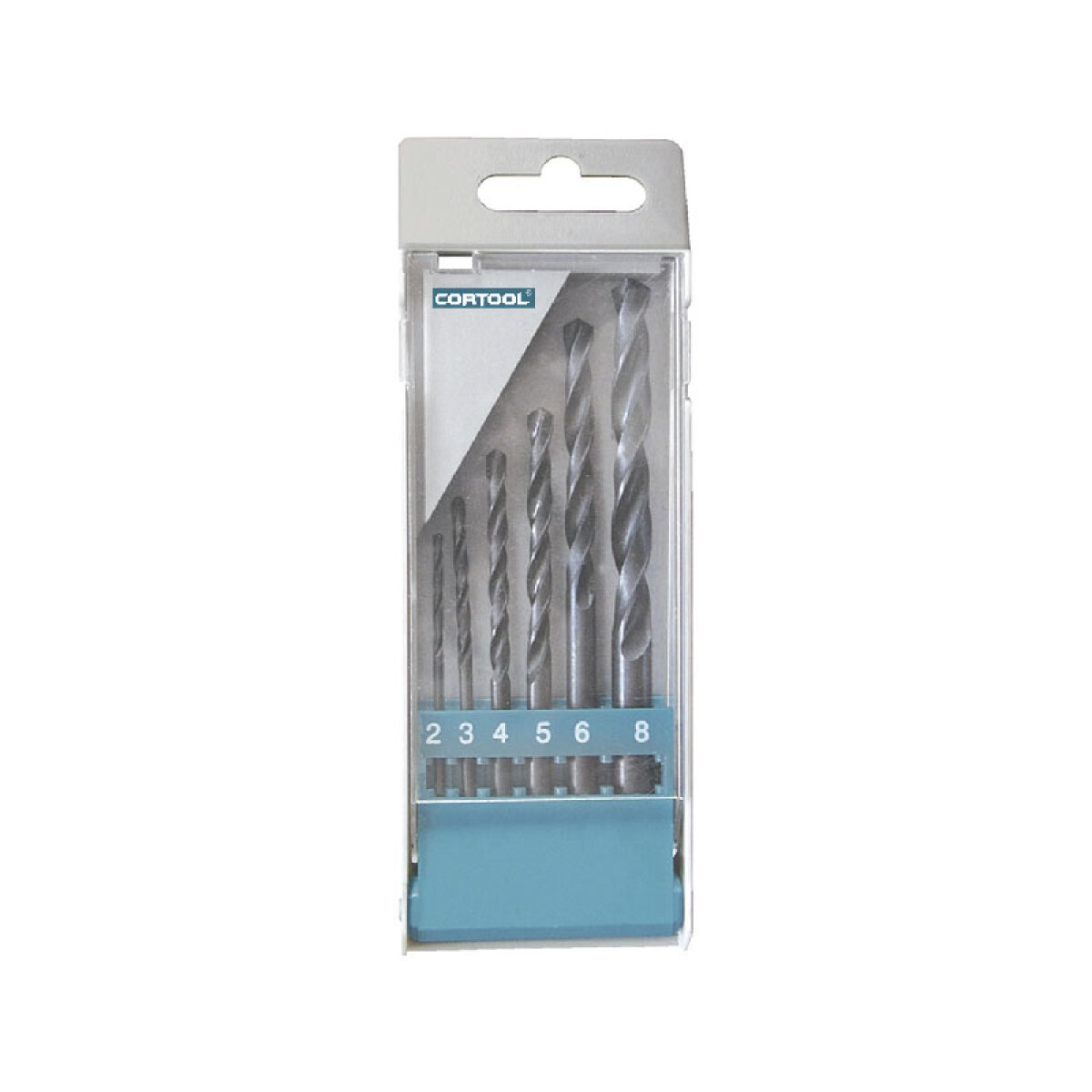 Juego de mechas cromadas HSS 6 piezas (2 a 8mm) - CT5290 