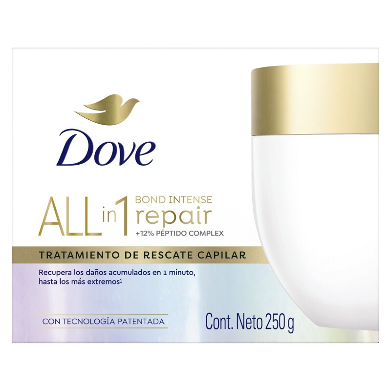 Tratamiento Dove Bond Intense Repair 250 Grs. Tratamiento Dove Bond Intense Repair 250 Grs.