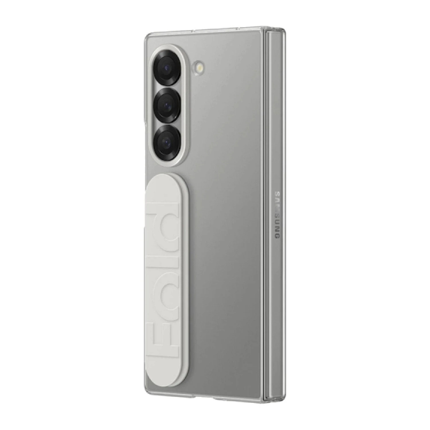 Funda Samsung Clear Case Transparente con Agarre para Galaxy Z Fold6