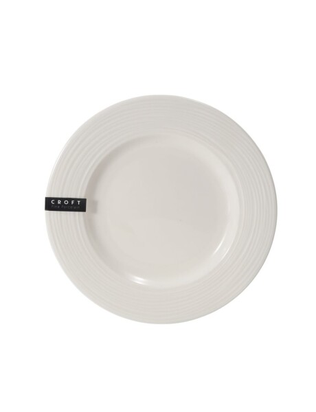 PLATO DE MESA PORCELANA D27CM CROFT PLATO DE MESA PORCELANA D27CM CROFT