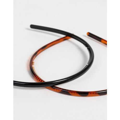 Set De Vinchas Combinacion Bicolor