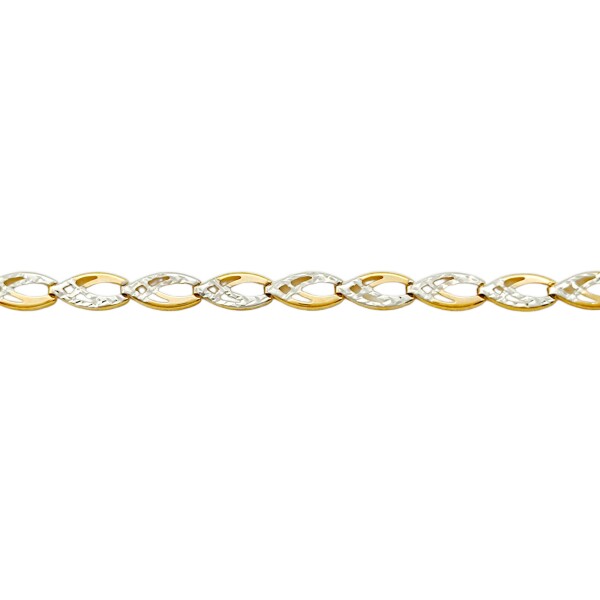 Pulsera Infinito Calado-Oro bajo-Sin Piedra-PU8056 sinpiedra