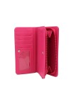 Billetera con llavero Fucsia