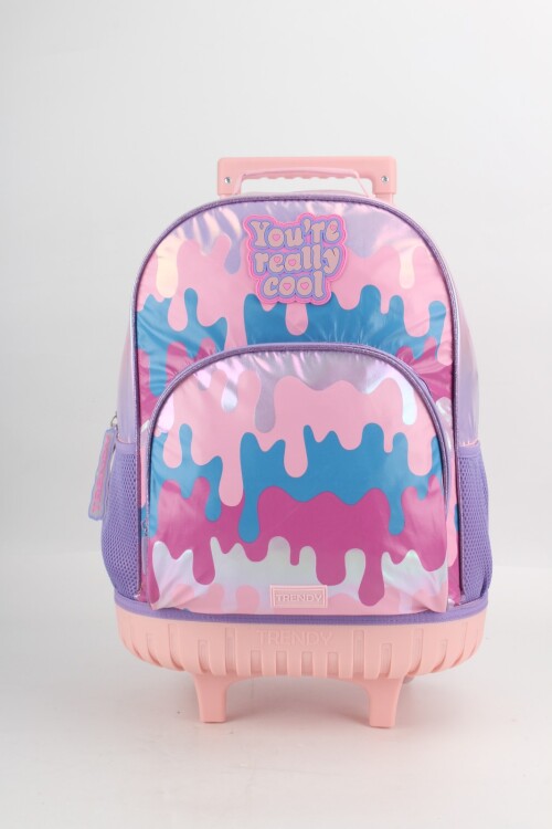 Mochila escolar con ruedas Really Cool Rosa