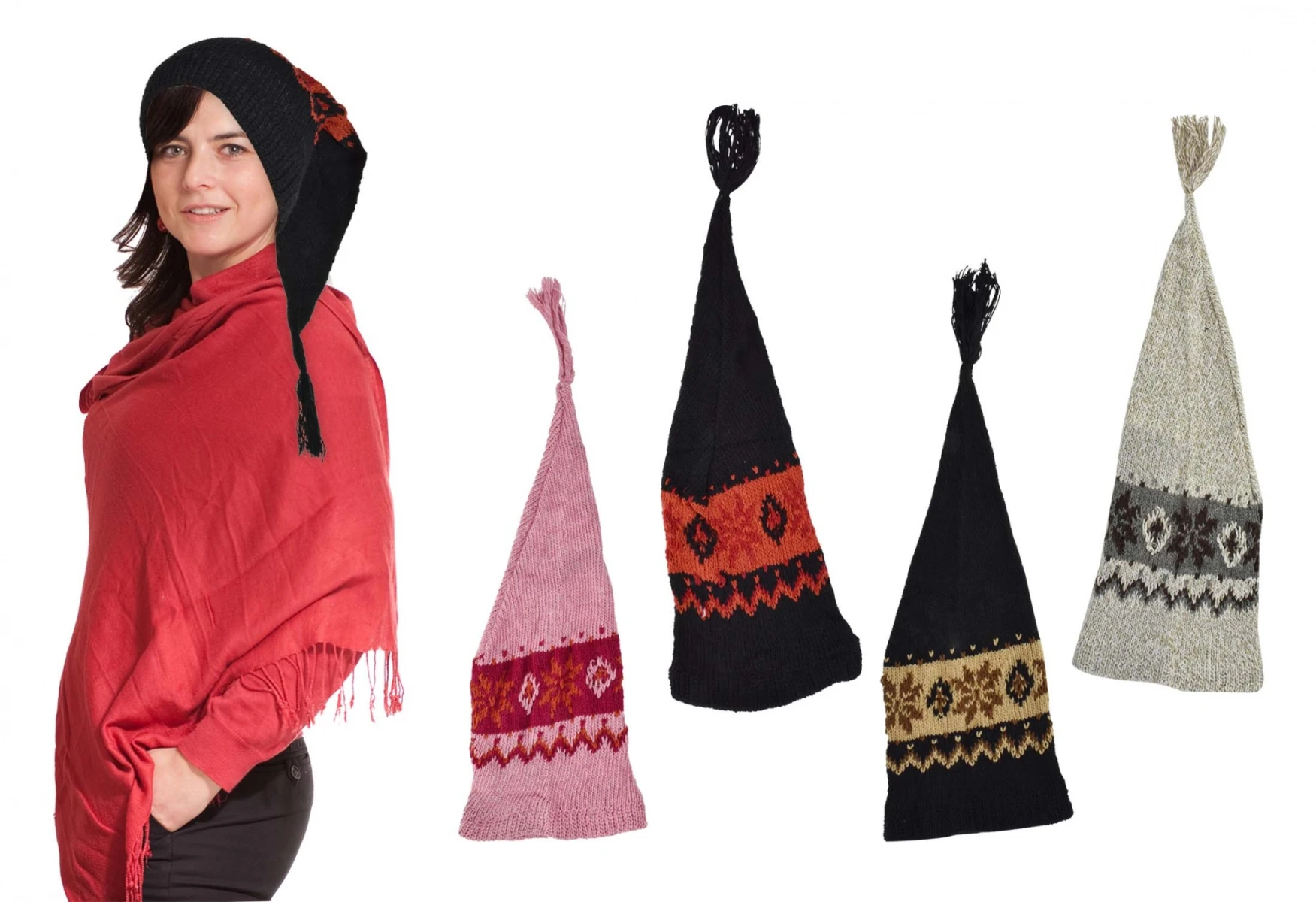 GORRO LANA DUENDE BORDADO 