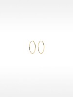 Pendientes De Aro Cortos Dorados dorado