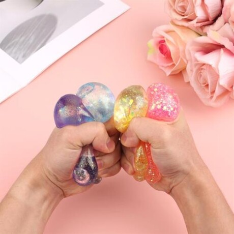 Squishy cuadrado colores fuertes Naranja