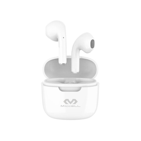 Auricular inalámbrico Miccell BH11 TWS Blanco Auricular inalámbrico Miccell BH11 TWS Blanco