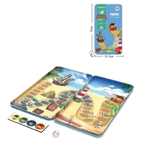 Juego Magnetico para llevar Piratas