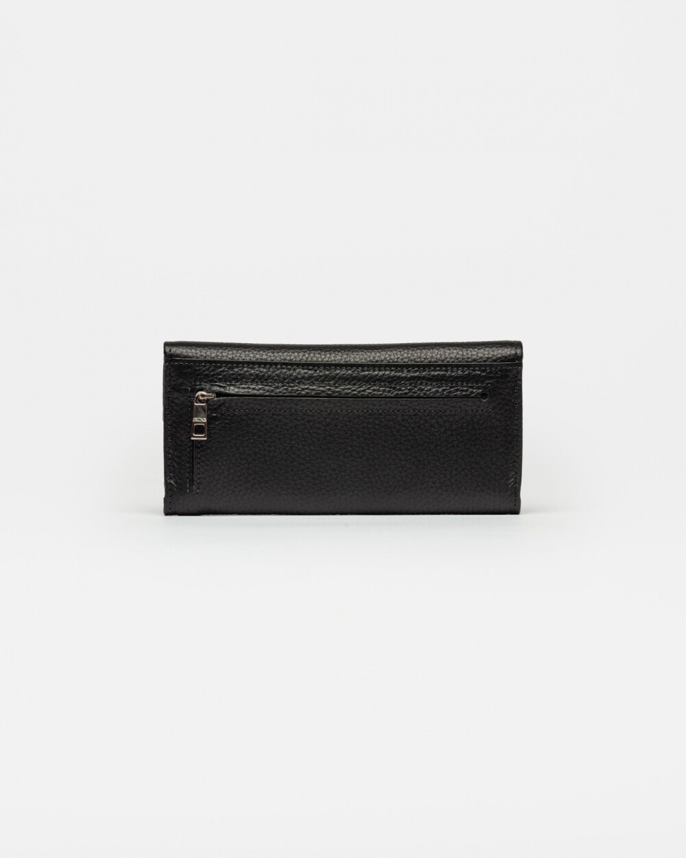 Billetera Luisa en cuero graneado Negro