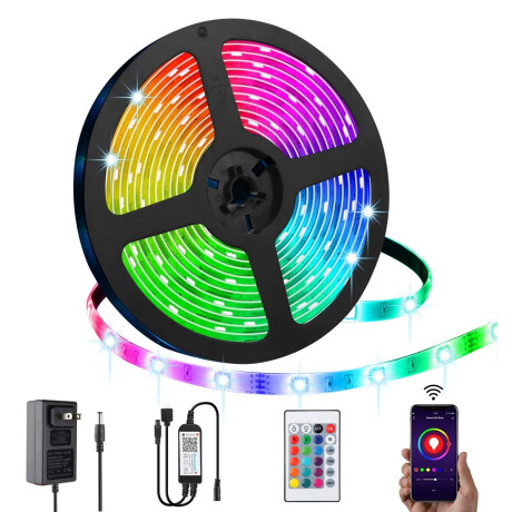 Rollo Led 5050 Smart Rgb 3 Mt Con Control Bluetooth Rollo Led 5050 Smart Rgb 3 Mt Con Control Bluetooth