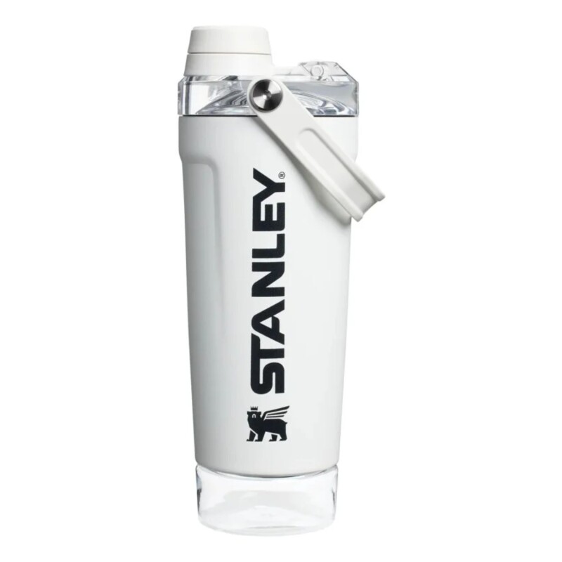Vaso térmico Stanley Vitalize Shaker 590 ml para batidos de proteínas Blanco