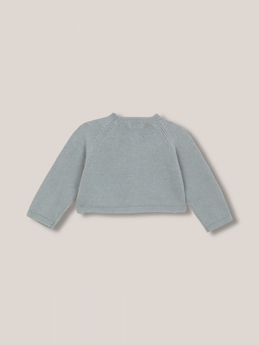 Chaqueta De Punto Azul