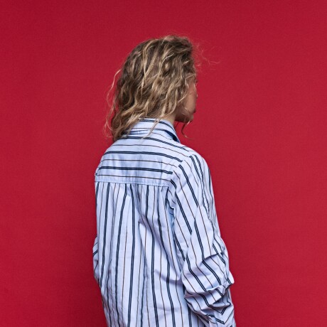 CAMISA VIÑAS Celeste
