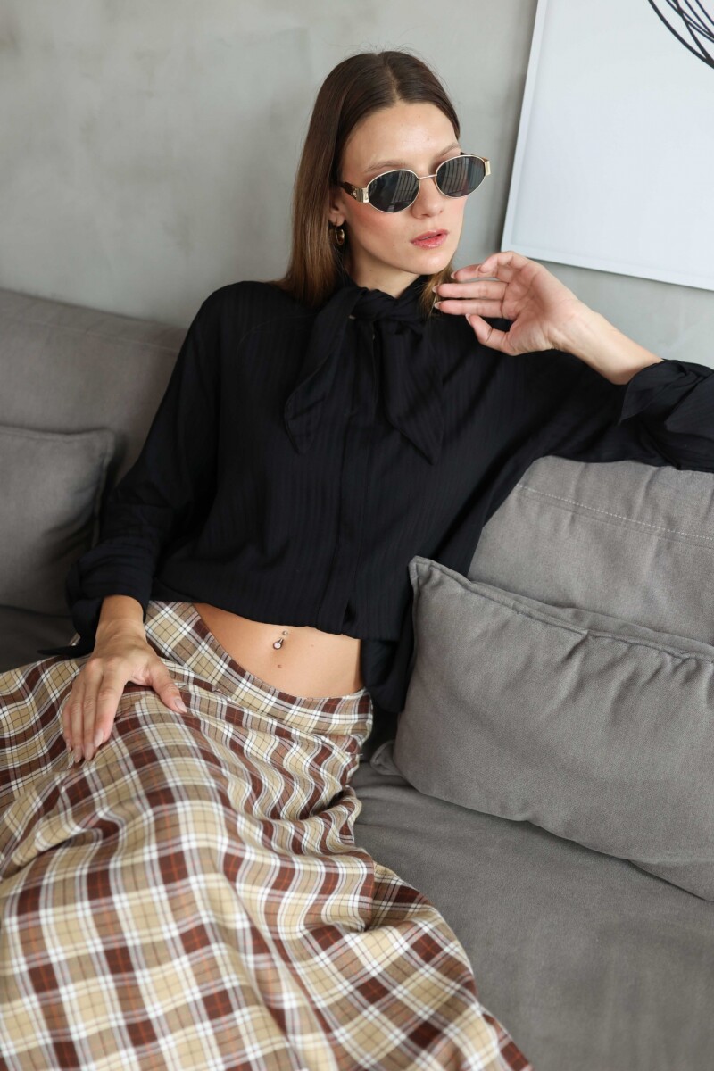 BLUSA ZARA NEGRO