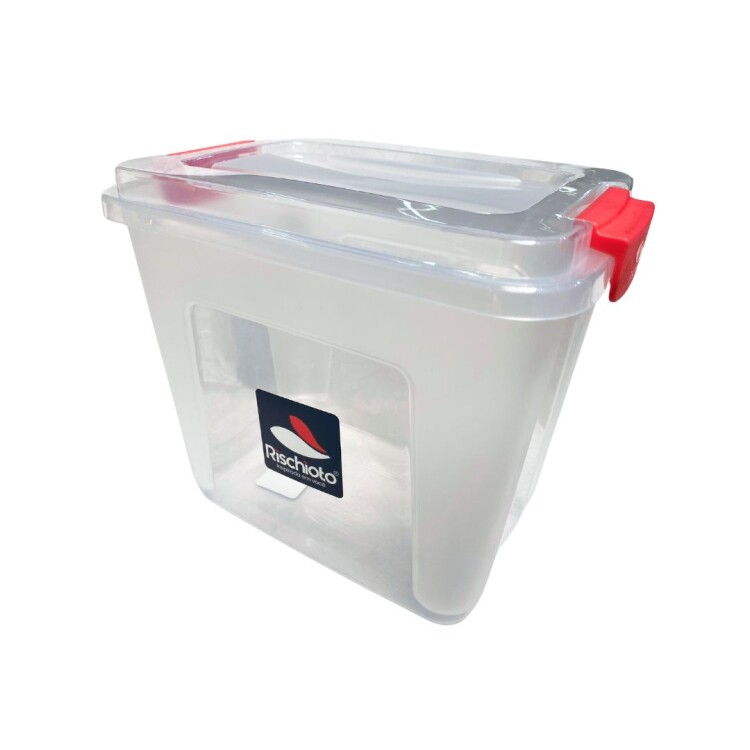 CAJA ORGANIZADORA 5 LITROS TRANSPARENTE RISCHIOTO Sin color