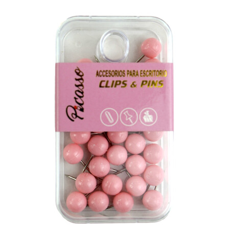 Alfiler 30pcs con caja de acrilico Alfiler 30pcs con caja de acrilico