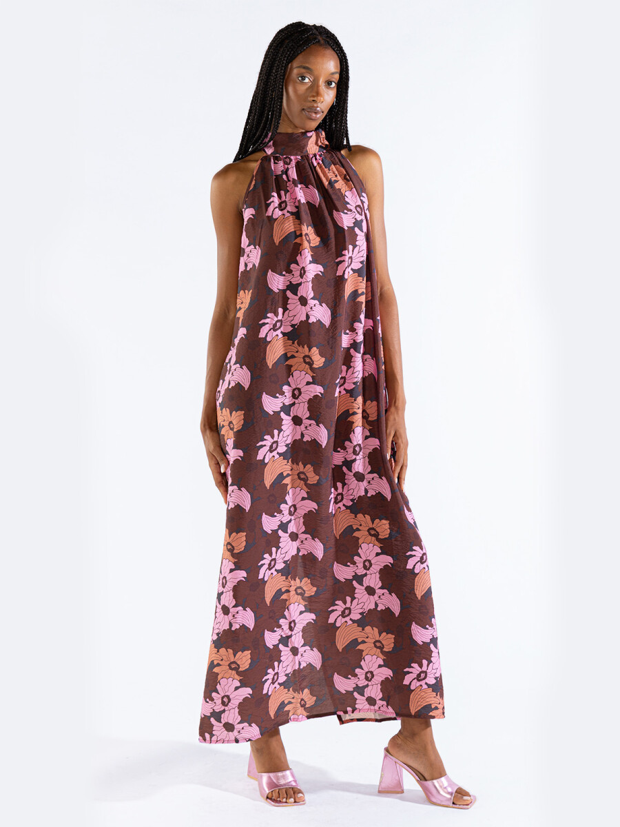 MICHU HALTER DRESS 