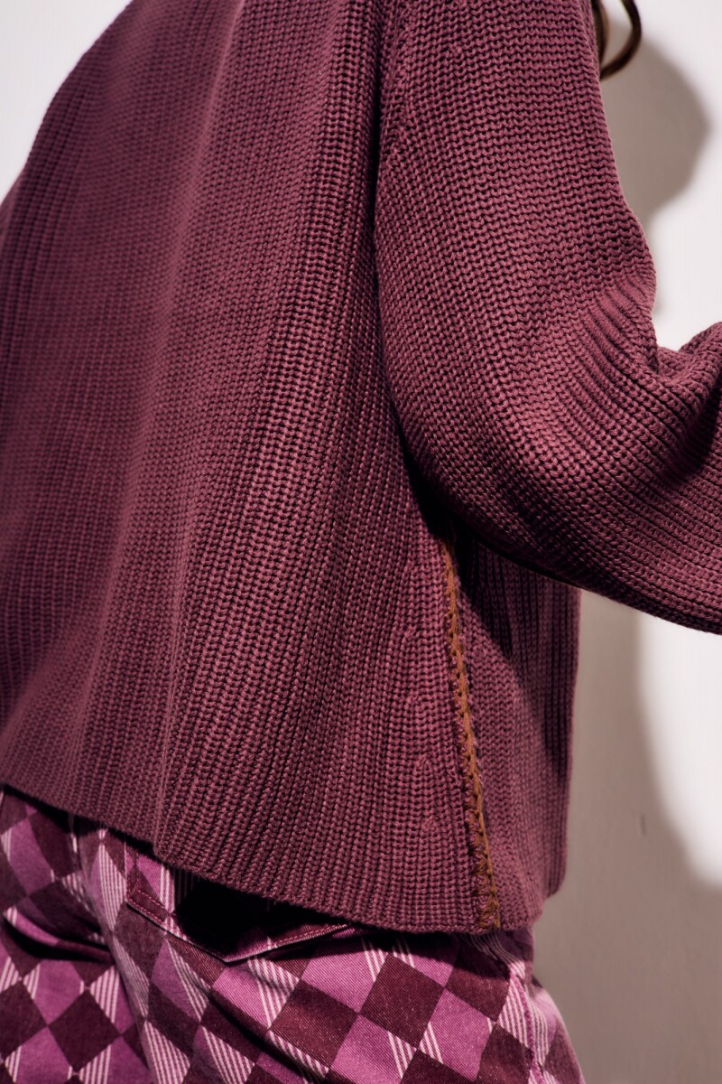Sweater Borgoña