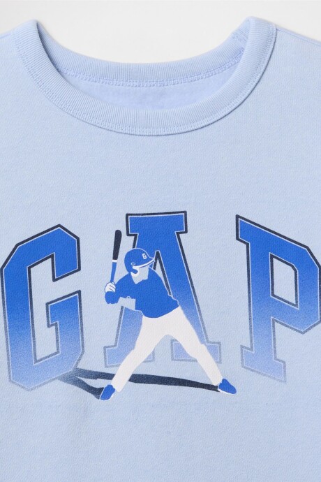 Buzo Deportivo Logo Gap Niño Blue Crystal