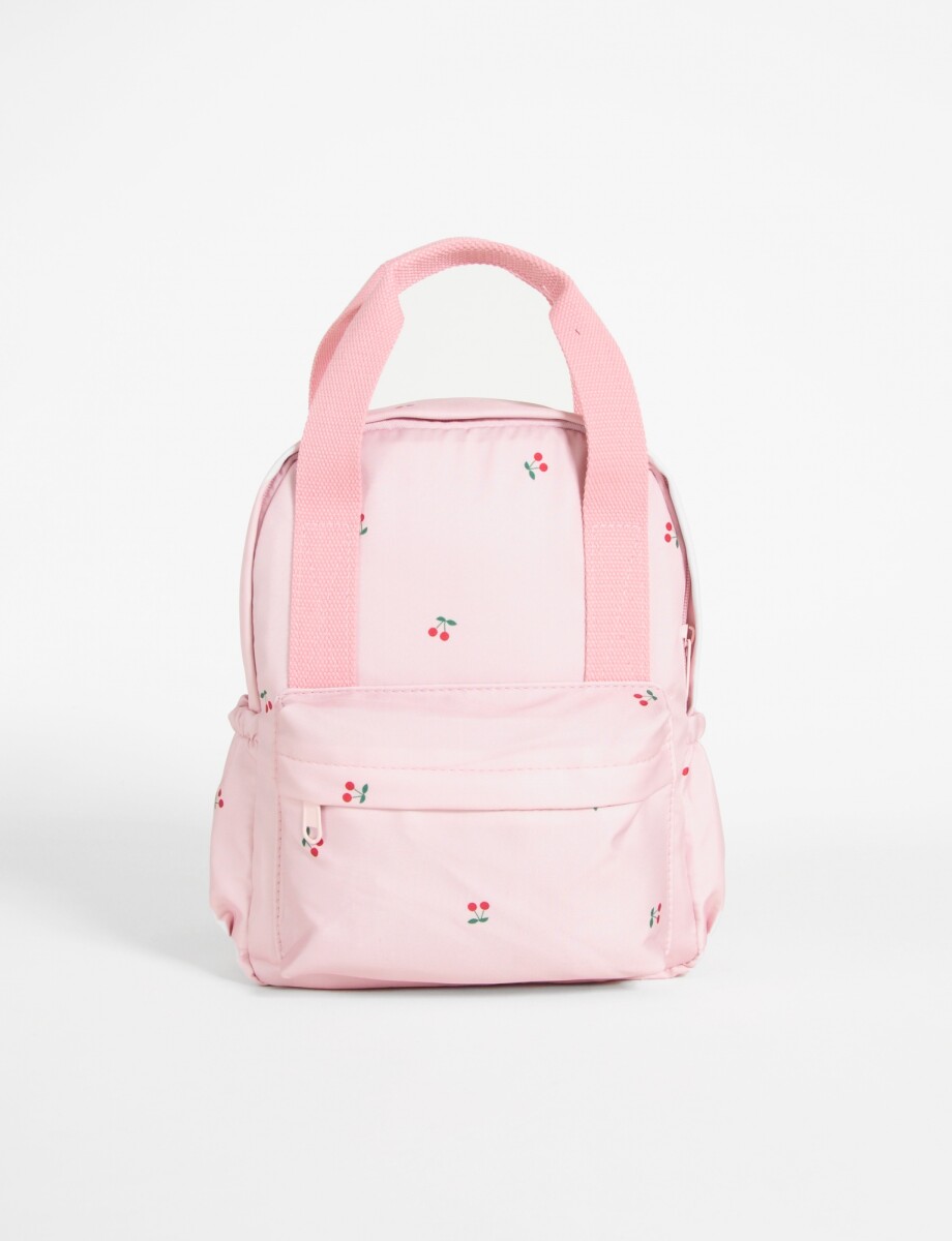 Mochila estampada - Rosa Tiza 