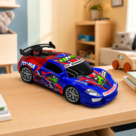 Auto Deportivo RC Racing Rivalry Control Remoto 1:22 Rojo/azul