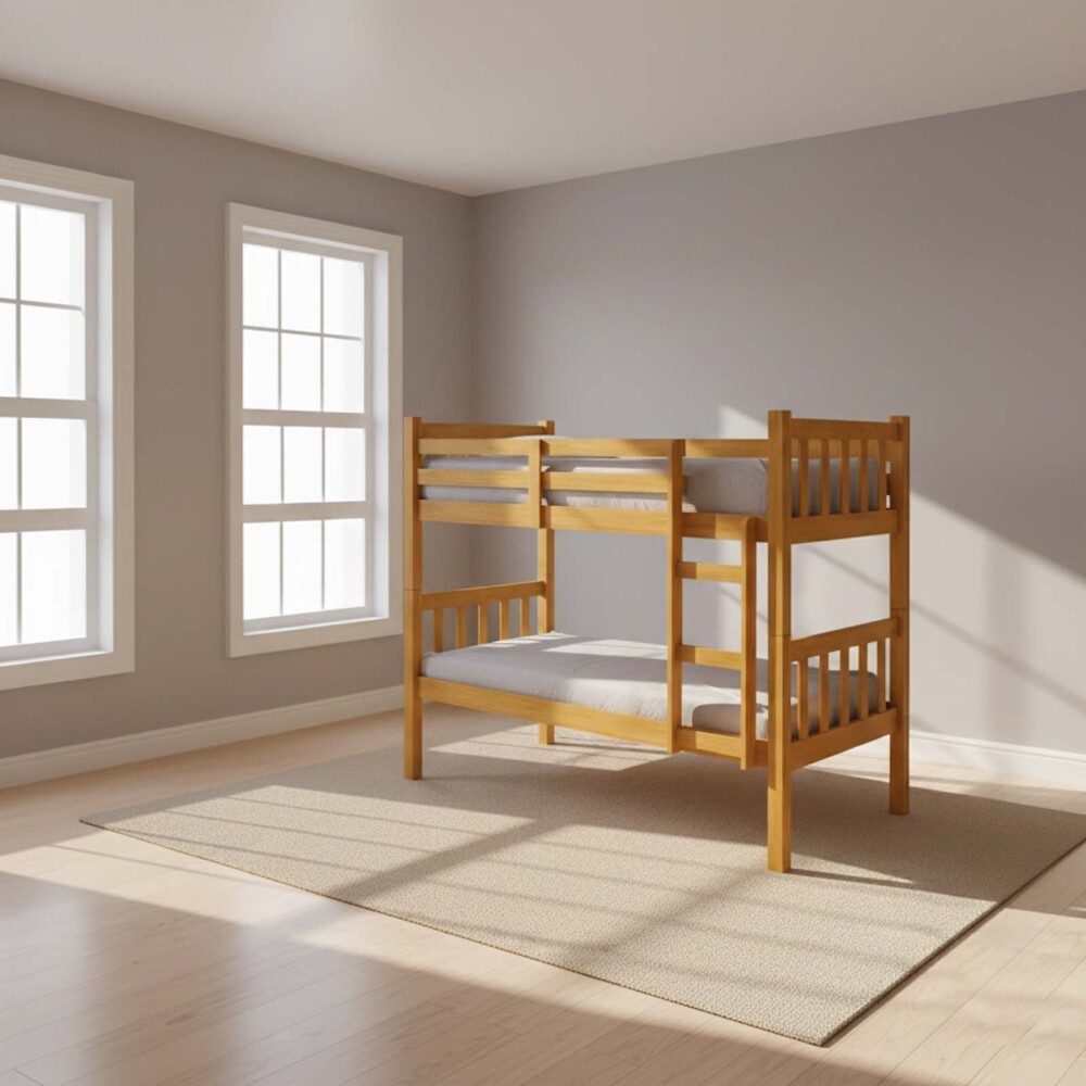 CUCHETA 1 PLAZA PINO-Y-MDF MARRON B102