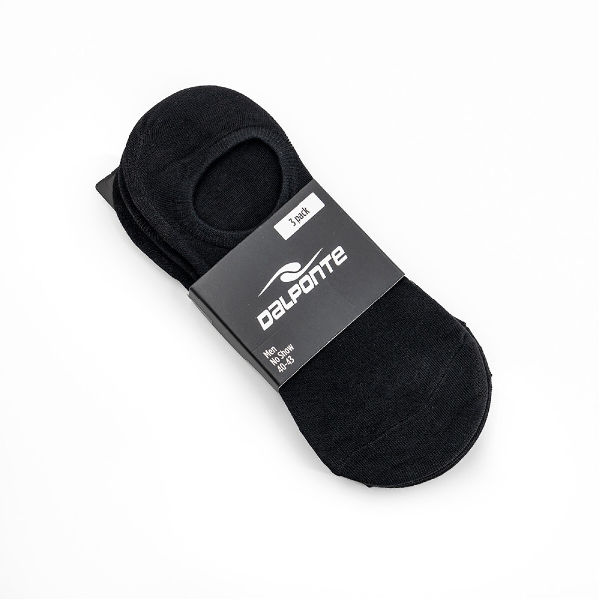 NO SHOW SOCKS NEGRO/BLANCO - NEGRO/BLANCO 