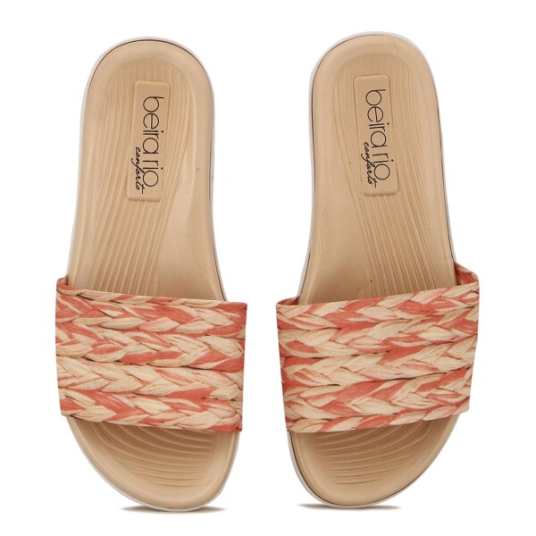 Beira Rio Sandalia Casual Multicolor-salmon
