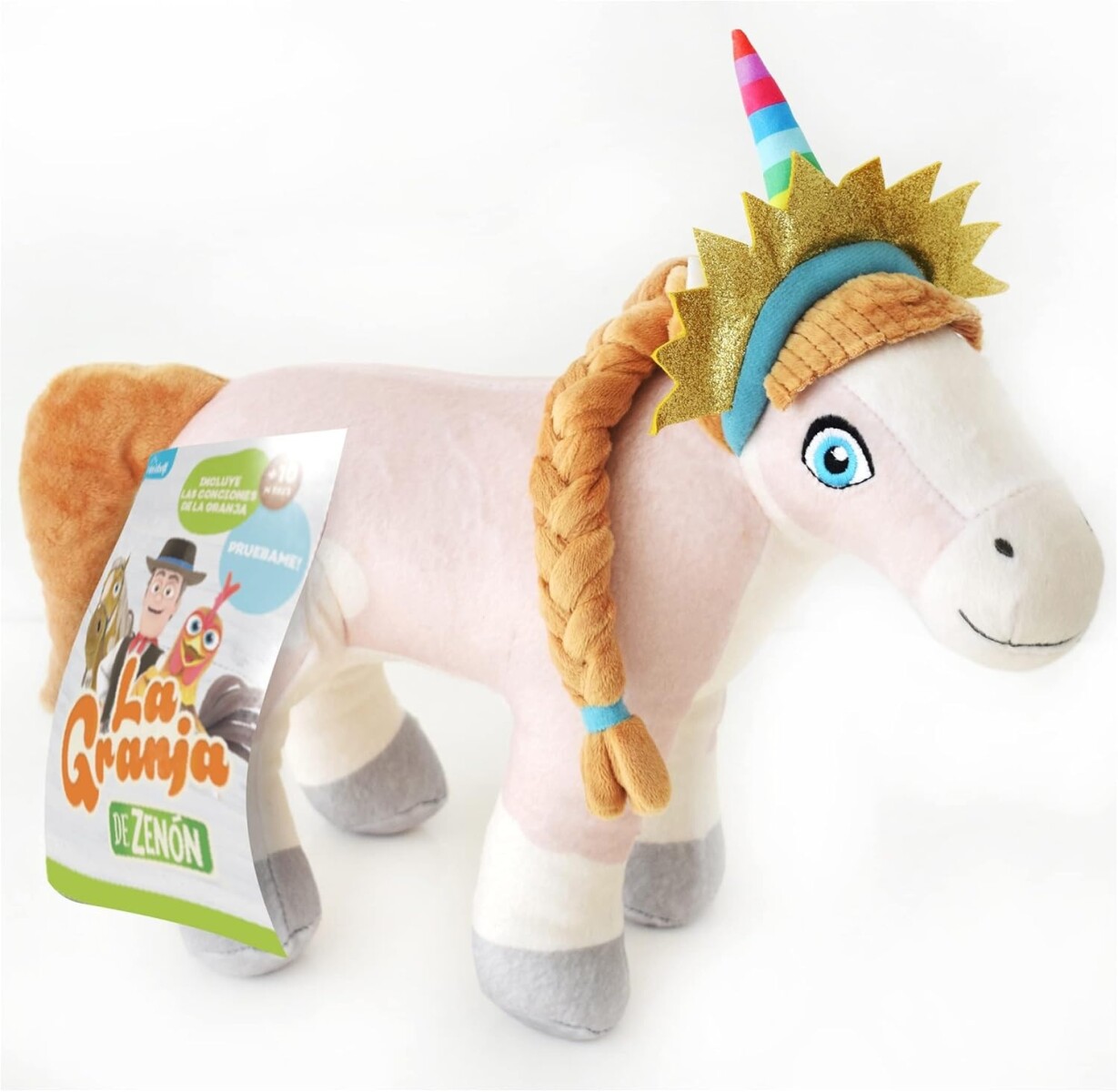 Peluche Potranca Margarita Musical Granja De Zenon 20 Cm 