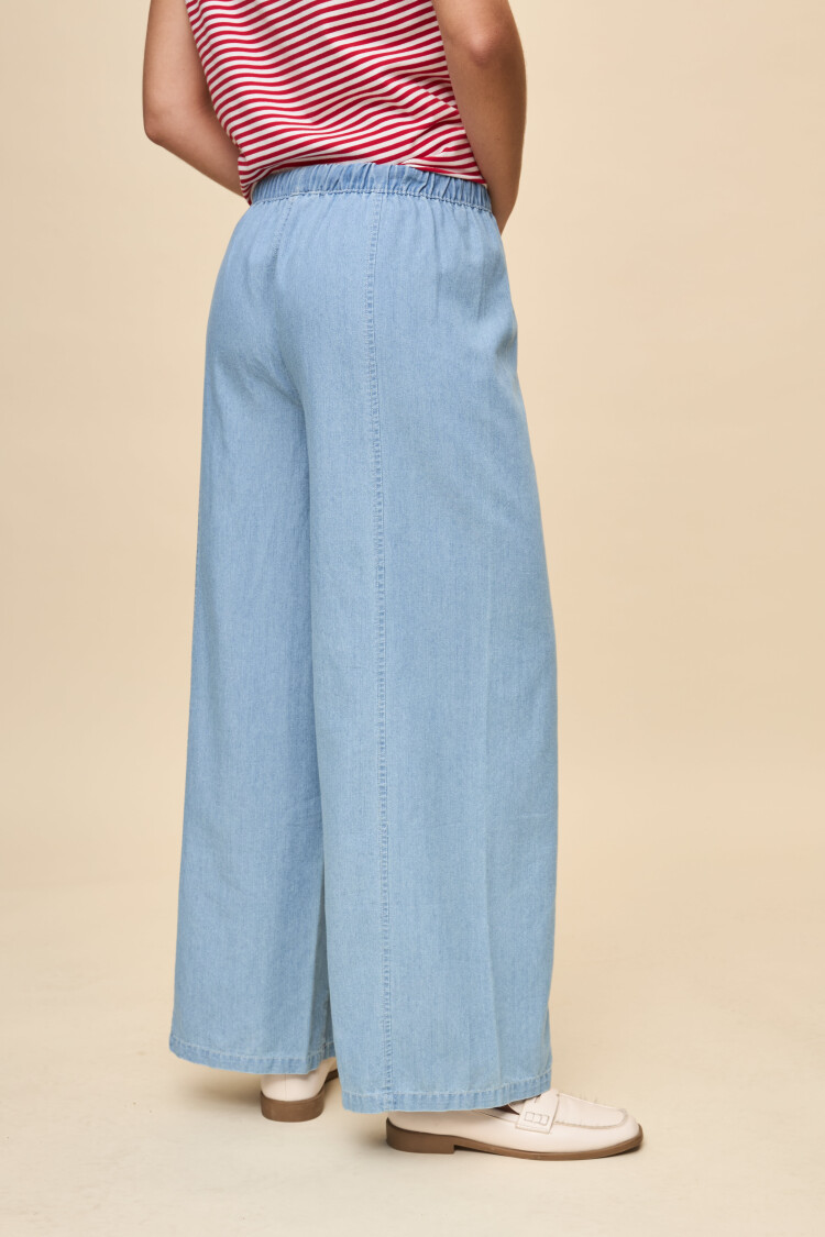 PANTALÓN ROXAS Celeste