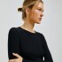 BLUSA ML FEM PRETO ESCURO