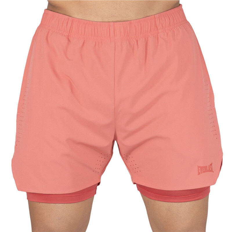 SHORT 2IN1 MEN POLY/ELAST EVERLAST MATCH WT M6 RED