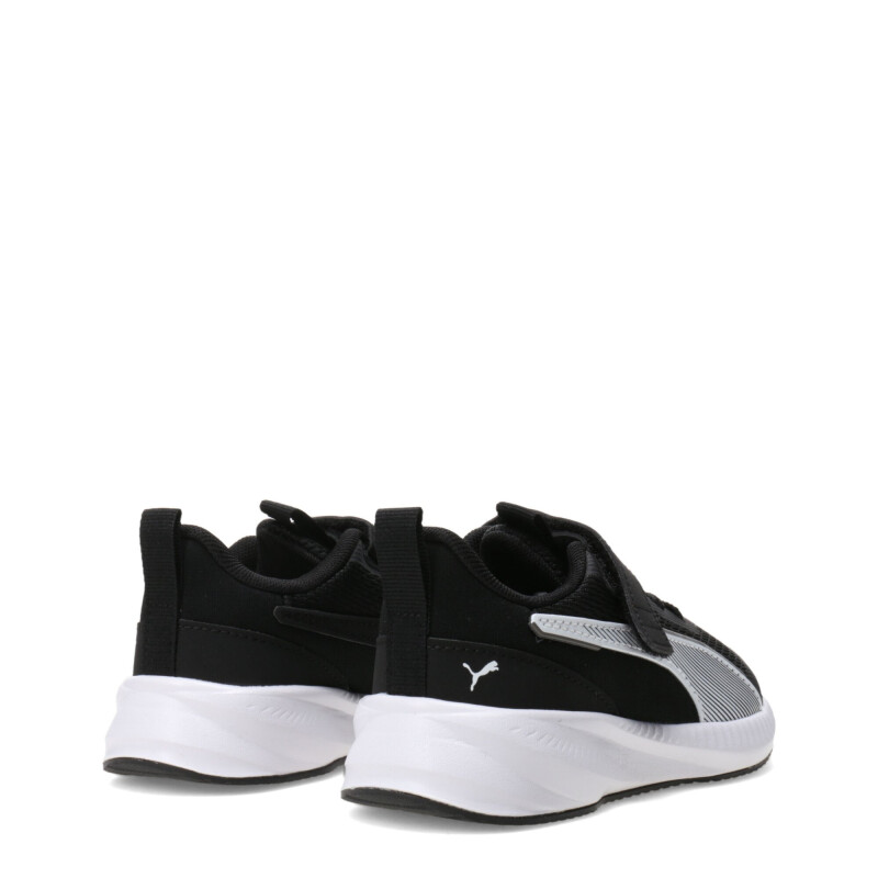 Championes de Niños Puma Flyer 3 Ac+Ps Negro - Blanco
