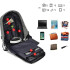 Mochila Anti Robo Hx-6811 GRIS
