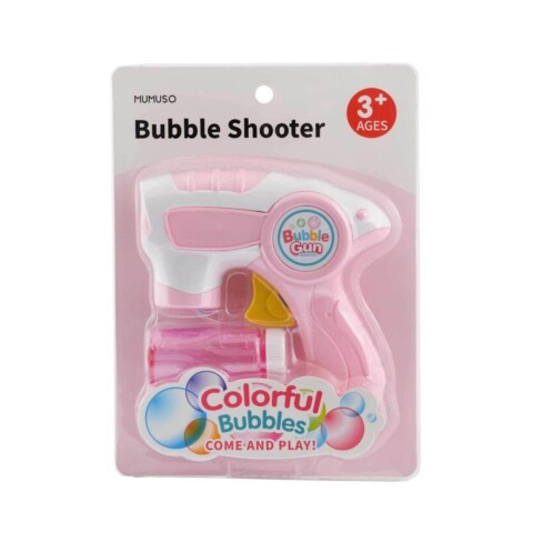 DISPARADOR DE BURBUJAS-ROSA DISPARADOR DE BURBUJAS-ROSA