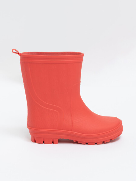 Bota de lluvia Rojo