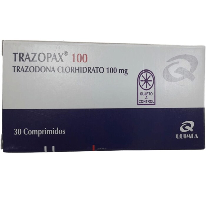 TRAZOPAX 100 X 30 COMP. única