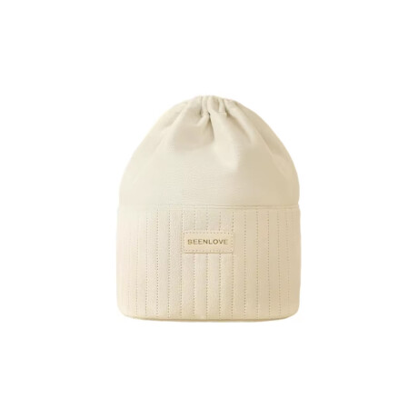 Neceser rigido con cierre ajustable Velvet BLove Beige