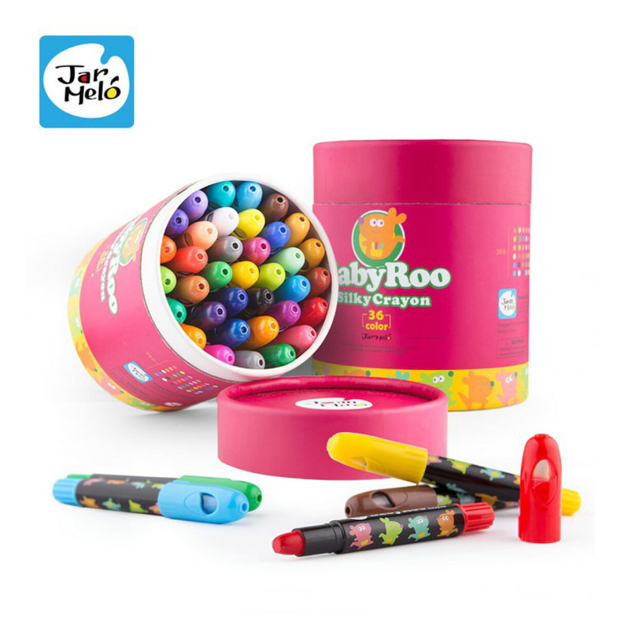 Kit de Crayolas Sedosas Lavables Silky Crayons 36 Colores - 001 