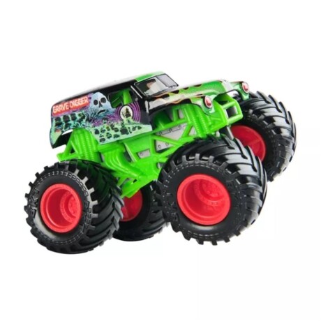 Pack X2 Vehículos Monster Jam 58702 1:64 Grave Digger 001