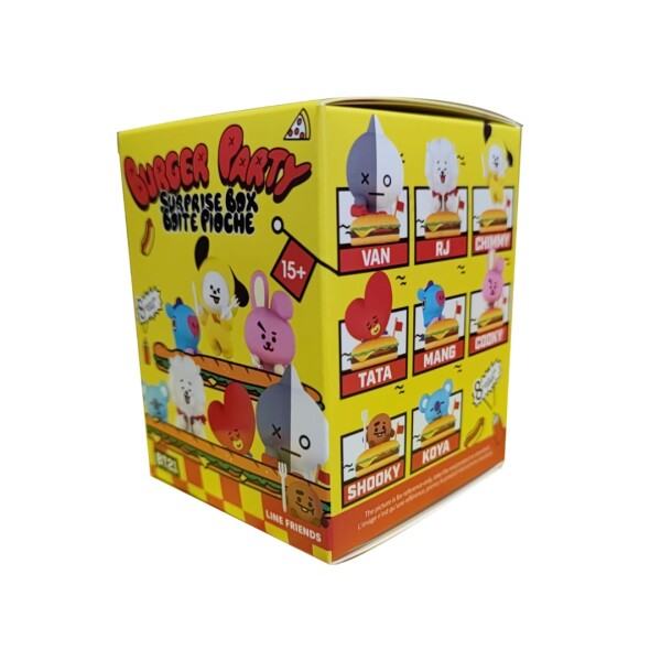 Caja sorpresa BT21 burger party Caja sorpresa BT21 burger party