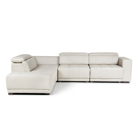 Rinconera Seúl (Retráctil) - Cuero Básico - Chaise izquierdo Arena - (Preventa)