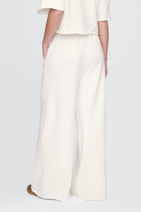 Pantalón Deportivo Sin Felpa Mujer New Off White