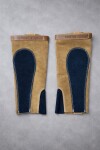 Polainas Combinadas Camel / Azul Marino