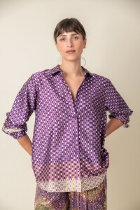 CAMISA TULIPAN Violeta