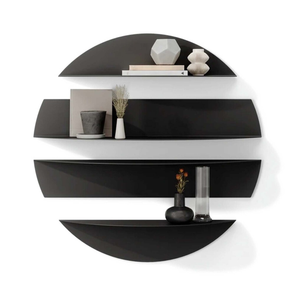 ESTANTE SOLIS 1018194 ACERO NEGRO NEGRO
