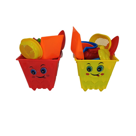 3X2 OUTLET Balde castillo con accesorios de playa 3x2 Outlet Balde Castillo Con Accesorios De Playa