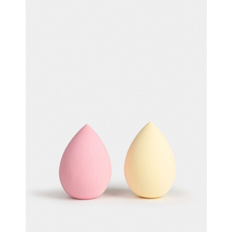 Set De 2 Esponjas Para Maquillaje Ultra Suaves Combinacion Bicolor